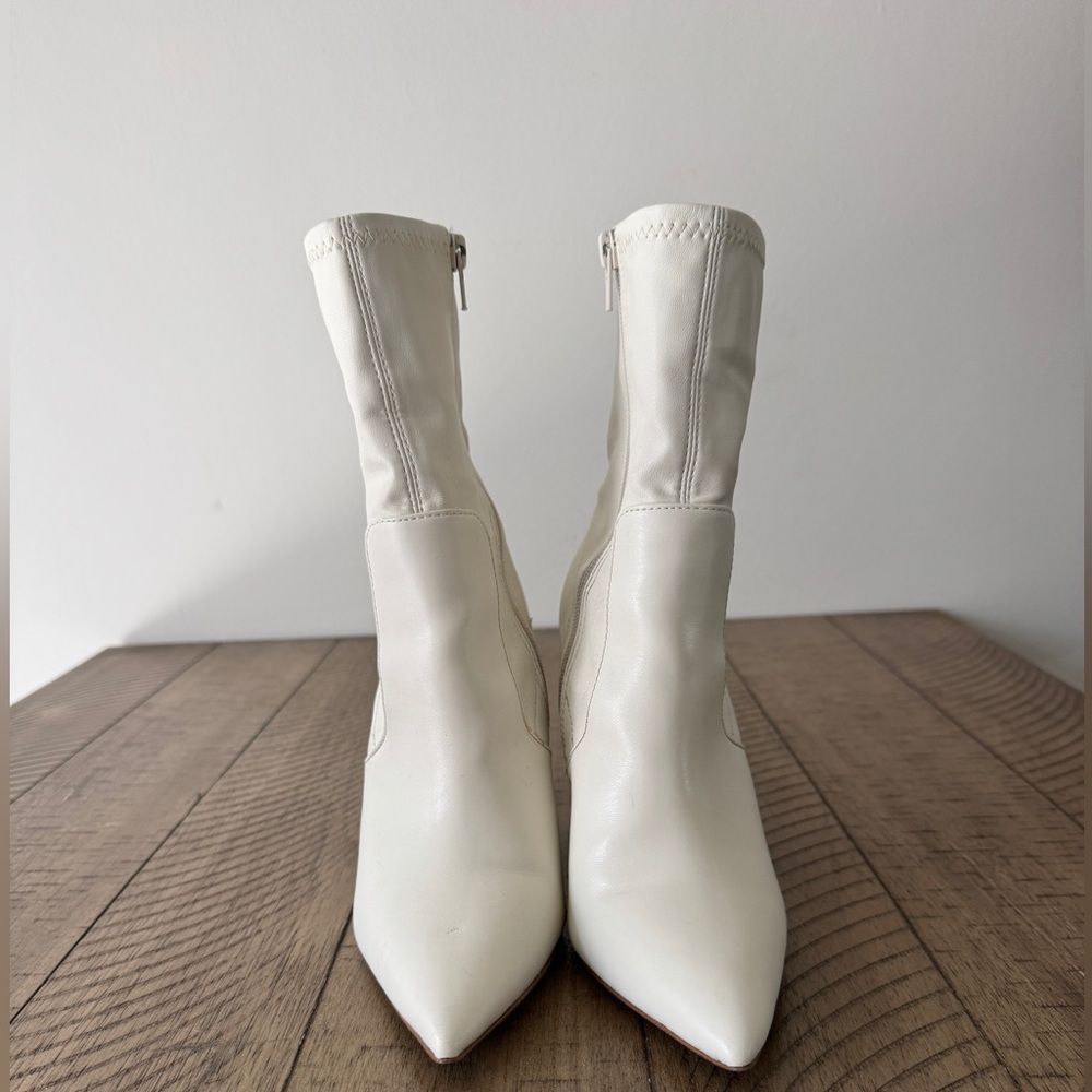 Aldo White Ankle Boots